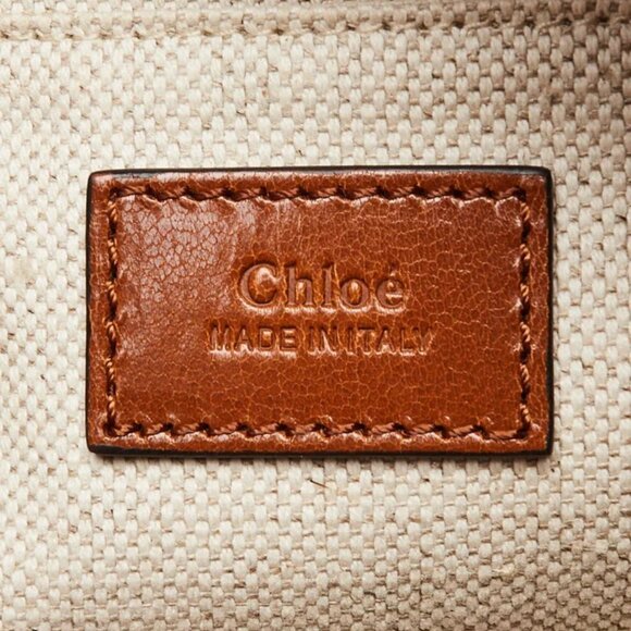 Chloe Clay Brown Shiny Leather Medium Camera Bag - Picture 10 of 12